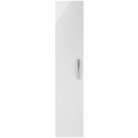 Nuie Athena Wall Hung 1-Door Tall Unit 300mm Wide - Gloss White