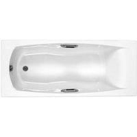 Carron Imperial Single Ended No Tap Hole Twin Grip Carronite Bath with Front Bath Panel - 1675 x 700mm