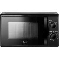 Swan SM4420BLK Manual Microwave Oven Black 20L 700W