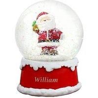 The Personalised Memento Company Personalised Santa Snowglobe Christmas Decoration