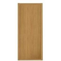 Shaker Natural oak effect Sliding Wardrobe Door (H)2220mm (W)762mm