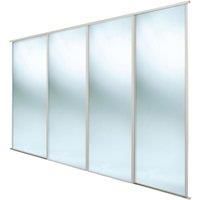 Spacepro Frame With 762MM Mirror Classic Sliding Door Kit