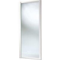 Spacepro 1 Panel Shaker White Frame Mirror Door - 914mm