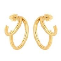 All We Are Womens Quetzal Hoop Earrings