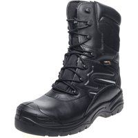 Apache COMBAT High Leg Waterproof Safety Work Boots Black (Sizes 5-12)