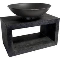 Ivyline 36cm Fireball & Rectangle Console - Granite