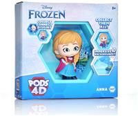 WOW! PODS 4D Disney Frozen Anna, Connectable Collectable Bobble-head figure that Bursts from their World into Yours, Wall or Shelf Display, Disney Toys and Gifts, Series 1 no. 425