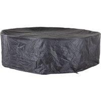 Circular Firepit Table Premium Rattan Furniture Shield Cover - Rattan Direct