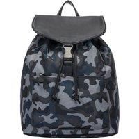 Smith & Canova Mens Front Pocketed Drawstring - Clasped Bkpk Backpack Multicolour (Camo)