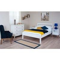 Silentnight Hayes White Wooden Bed Frame, Single