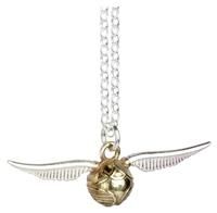 Harry Potter Sterling Silver Golden Snitch Pendant