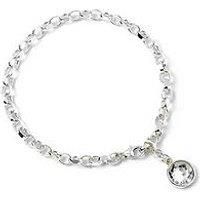 Harry Potter Sterling Silver Swarovski Crystal Bracelet