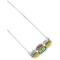 Silver Central Perk Logo Pendant Necklace