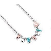 Barbie Enamel Letter Name Necklace