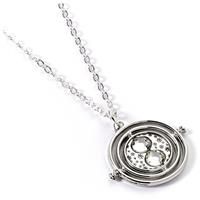 Harry Potter Silver Tone Time Turner Necklace