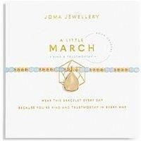 Joma Jewellery A Little March Birthstone Bracelet