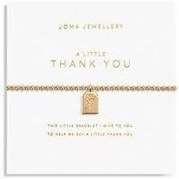 Joma Jewellery Gold A Little Thank You Bracelet