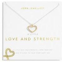 Joma Jewellery A Little , Love And Strength , Silver And Gold , Necklace , 46Cm + 5Cm Extender