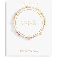 Joma Jewellery Happy Little Moments , Maid Of Honour , Gold , Bracelet , 17.5Cm Stretch