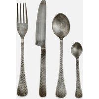 Nkuku Huri Cutlery - Burnt Silver - Set of 16