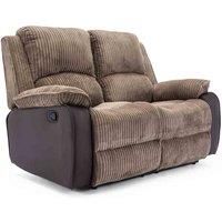 POSTANA HIGH BACK JUMBO CORD FABRIC RECLINER 3 + 2 + 1 SOFA ARMCHAIR SET SUITE