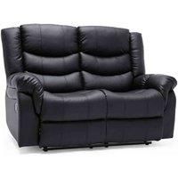 SEATTLE HIGH BACK BONDED LEATHER RECLINER 3 + 2 + 1 SOFA ARMCHAIR SET SUITE