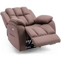 Brookline Electric Recliner Chair - Mocha