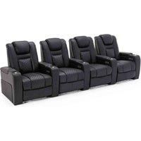 BROADWAY ELECTRIC RECLINER CINEMA CHAIR 1,2,3 & 4 SEATER AIR LEATHER SOFA