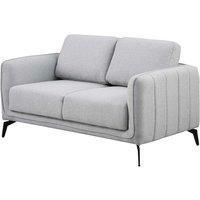 OSLO MODERN SCANDI STYLE FABRIC LIVING ROOM 2 SEATER SOFA BEIGE