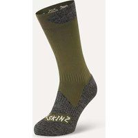 SEALSKINZ Raynham Sock, Olive/Grey Marl, M