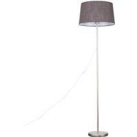 Charlie Modern Stem Grey Floor Lamp