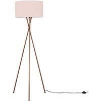 Copper Tripod Floor Lamp Base XL Lampshade Pendnat Shade Living Room Light