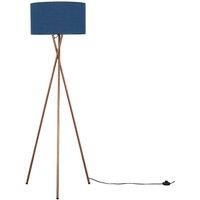 Copper Tripod Floor Lamp Base XL Lampshade Pendnat Shade Living Room Light