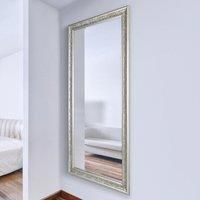 Large Wall Mirror Vintage Design Full Length Silver 5ft3 x 2ft5 160cm x 73cm