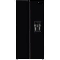 Fridgemaster MS83430DEB 84cm Frost Free American Fridge Freezer Black E Rated