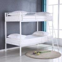 Himley Metal Bunk Bed White