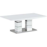 Janelle Coffee Table High Gloss White /1200W x 700D x 450H