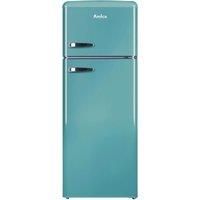 Amica FDR2213DB/1 144cm High Small Fridge Freezer - Duck Egg Blue - E Rated, Blue