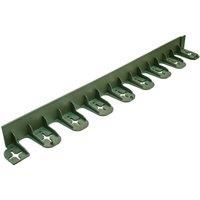 Easy Installation Flexible Garden Border Edging in Green Suitable for Garden Outdoor Gardening Keep Garden Neat and Tidy Quick and Easy to Install - H6cm (7.5m, Green)