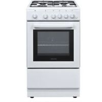 Electra BEF50SGW A Gas Cooker with Gas Hob 50cm Free Standing White New