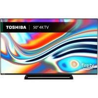 Toshiba UF3F 50 Inch Fire 4K HDR TV, TRU Picture Engine, HDR10, Dolby Vision & Atmos, Sound by Onkyo, DTS Virtual X, Alexa Voice Remote