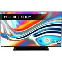 Toshiba UF3F 65 Inch Fire 4K HDR TV, TRU Picture Engine, HDR10, Dolby Vision & Atmos, Sound by Onkyo, DTS Virtual X, Alexa Voice Remote