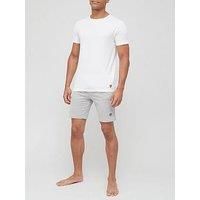 Lyle & Scott Charlie Shorts And Mens Underwear Loungewear Tops - Grey Marl