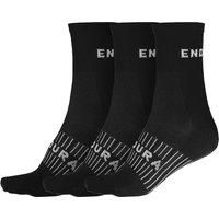 Endura Coolmax Race Socks Triple Pack Black