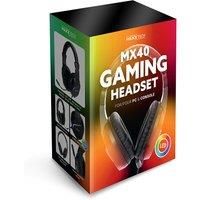 Maxx Tech MX40 LED Multiplatform Gaming Headset - compatible with PS5, PS4, Xbox Series X/S, Xbox One, Nintendo Switch, PC, Mobile (3.5mm connection