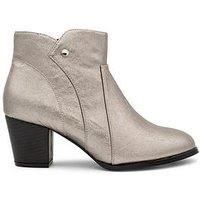 Paradox London Belinda Pewter Wide Fit Boot