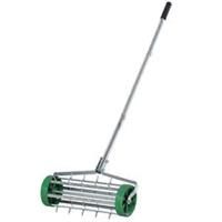 3 Level Adjustable Telescopic Handle Gardening Lawn Aerator Grass Roller