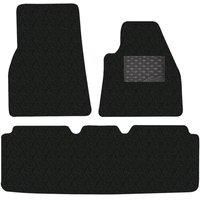 Tesla Model S 3-Piece GECKO Car Mat Set in Black