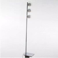 Impex Avignon 3 Light Floor Lamp Chrome Fitting