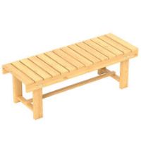 Outsunny Outdoor Garden Bench Patio Loveseat Fir Solid Wood WaterResist  1.1m